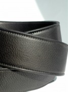 Turned Edge Leather Belt