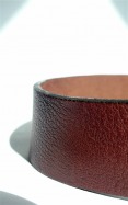 Straight Edged Leather Belt